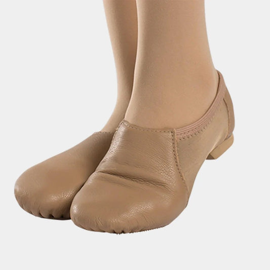 So Danca Low Cut Slip On Jazz Shoe Ladies Caramel