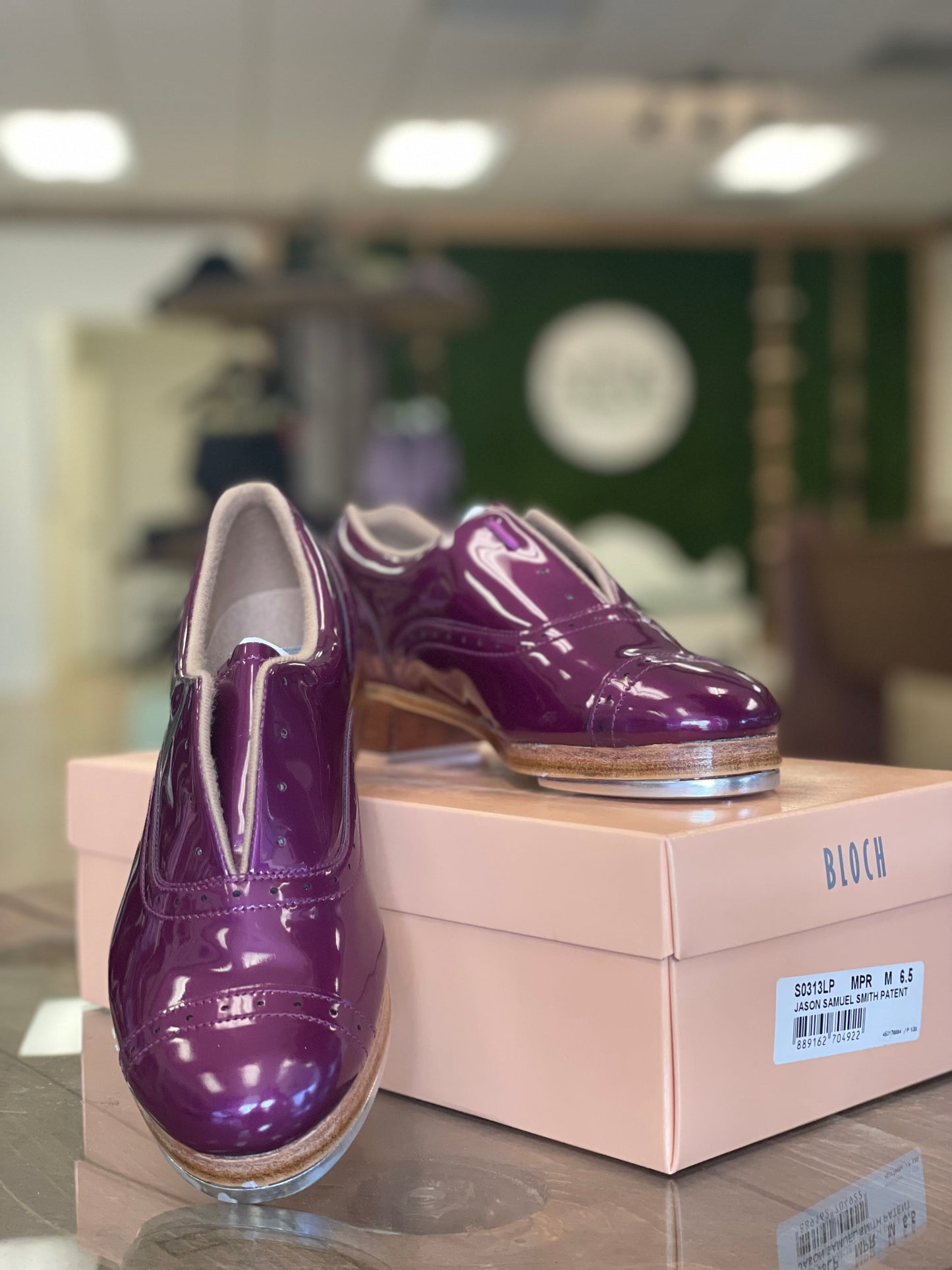 Bloch Jason Samuel Purple Metalic Sz 5.5